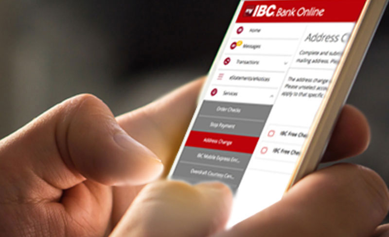 ibc online banking support phone number